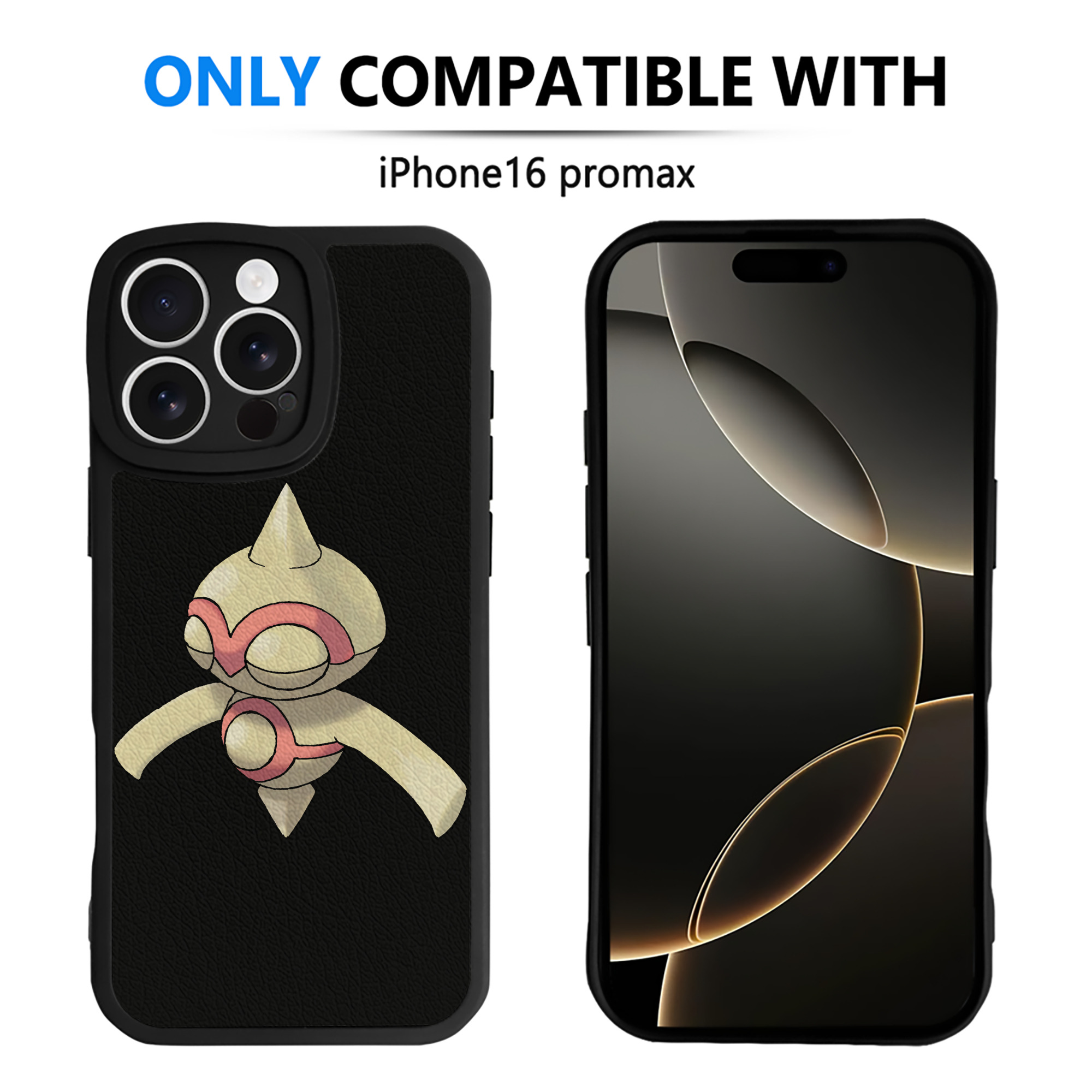 （画像用） ポケットモンスター Pokémon 【iPhone 16シリーズ対応】シリコンスマホケース（レザー調） 材質：シリコン